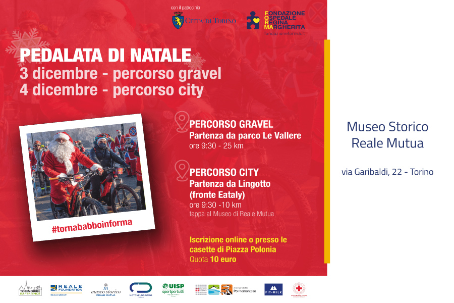 La pedalata dei Babbi Natale fa tappa al nostro Museo!
