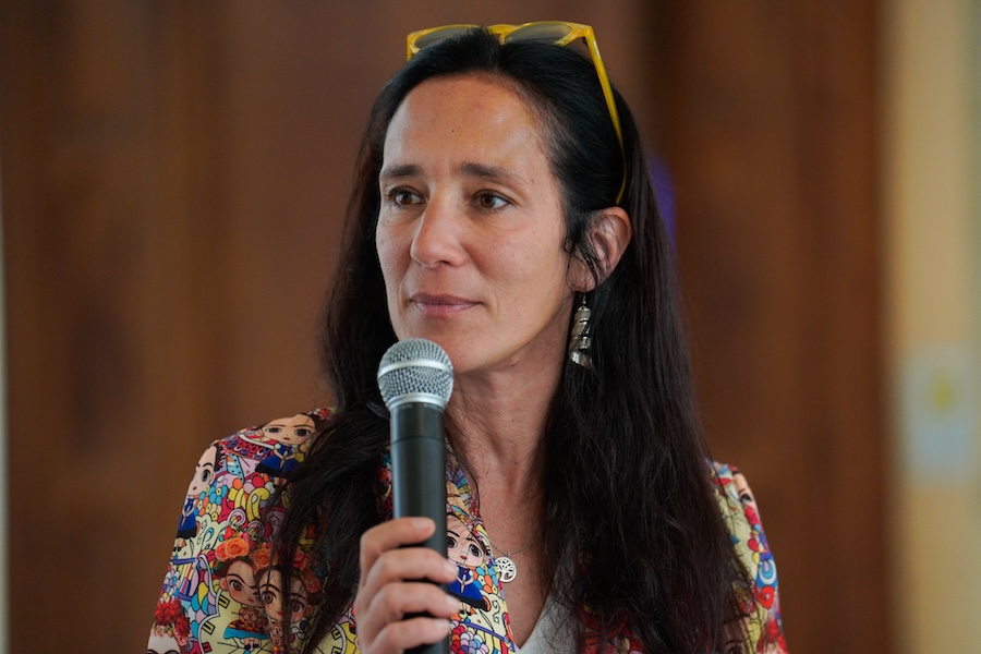 Chiara Gamberale incanta il pubblico al Museo Archivio Reale Mutua
