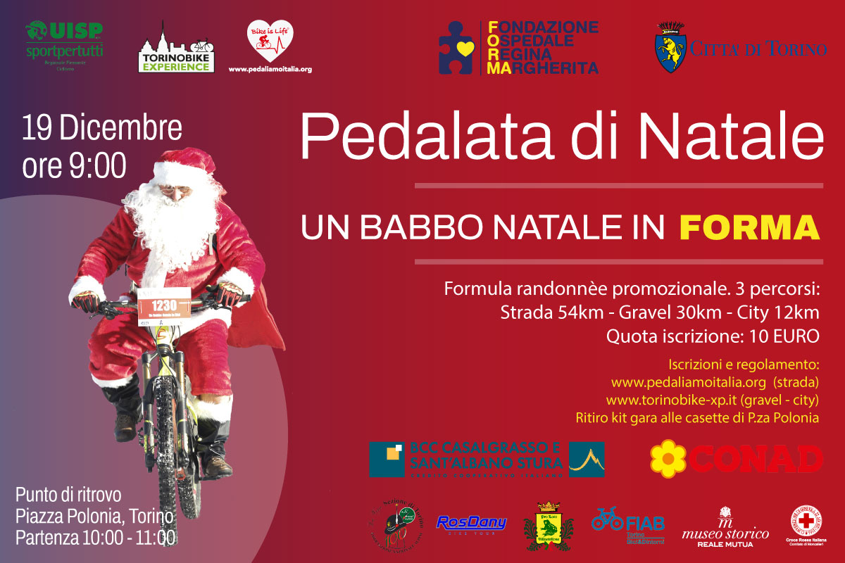 The Museum becomes a stage of the Christmas pedal ride of FORMA Onlus
