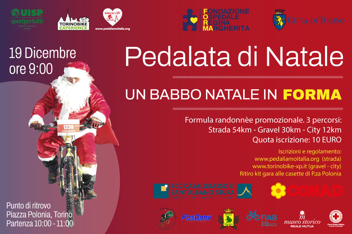 Il Museo tappa della pedalata di Natale di FORMA Onlus
