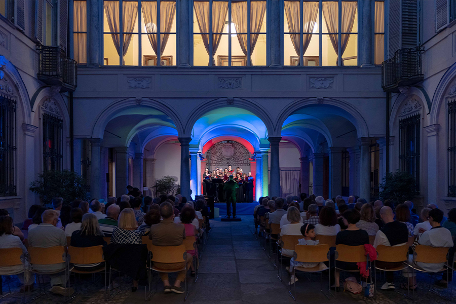 Il Coro dell'Accademia Corale Stefano Tempia al Museo
